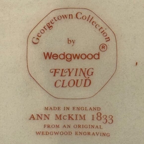Wedgwood Georgetown Collection Ann McKim 1833 Flying Cloud Octagonal Platter - Picture 3 of 6